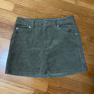 Corduroy Skirt